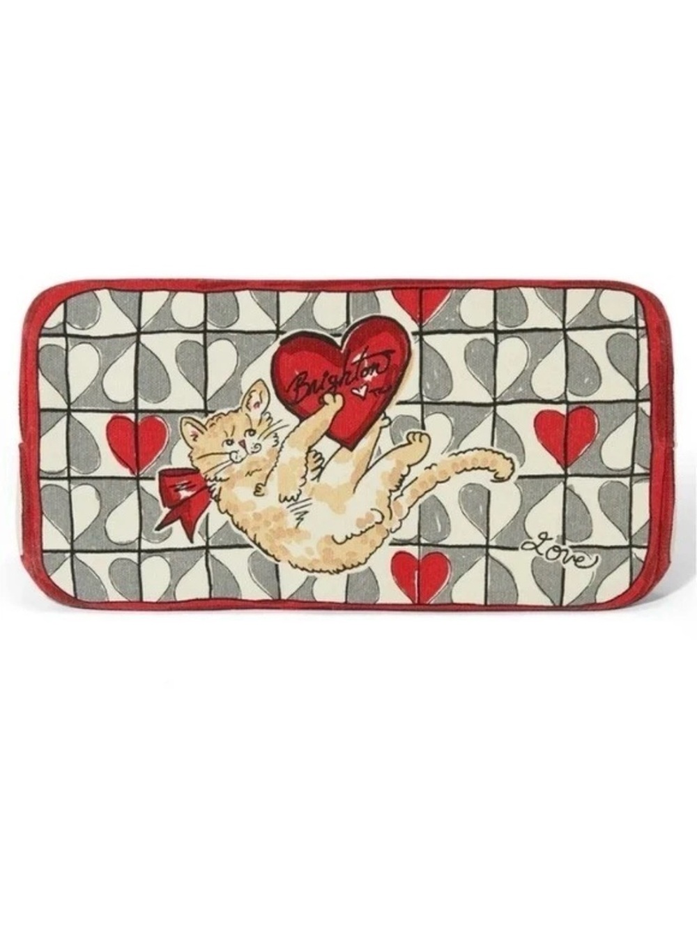 Brighton WILD LOVE Tote Bag, Hearts on Canvas, New with Tag ($150) - Picture 7 of 7